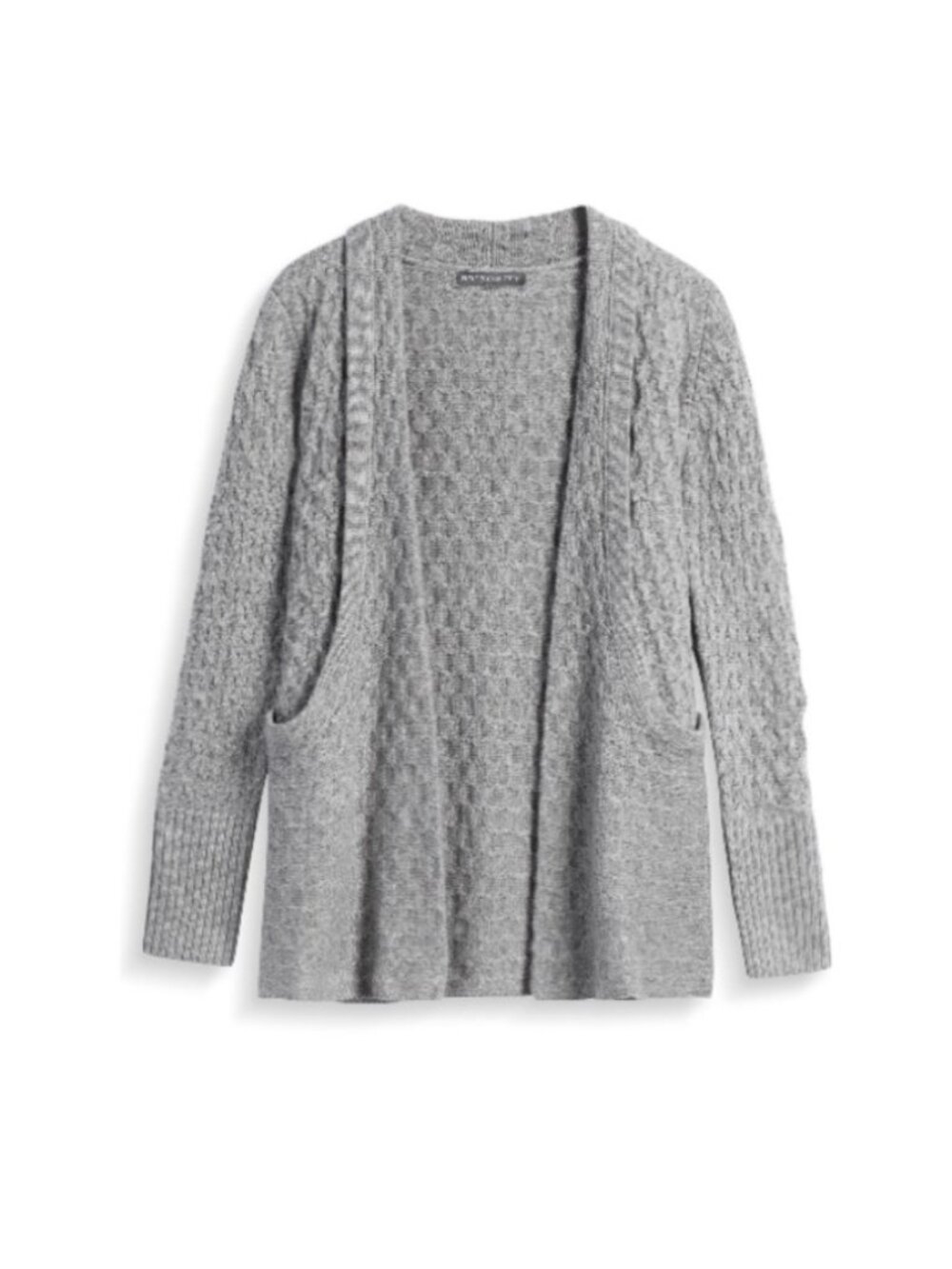Brixton Ivy Lawley Cable Knit Open Cardigan